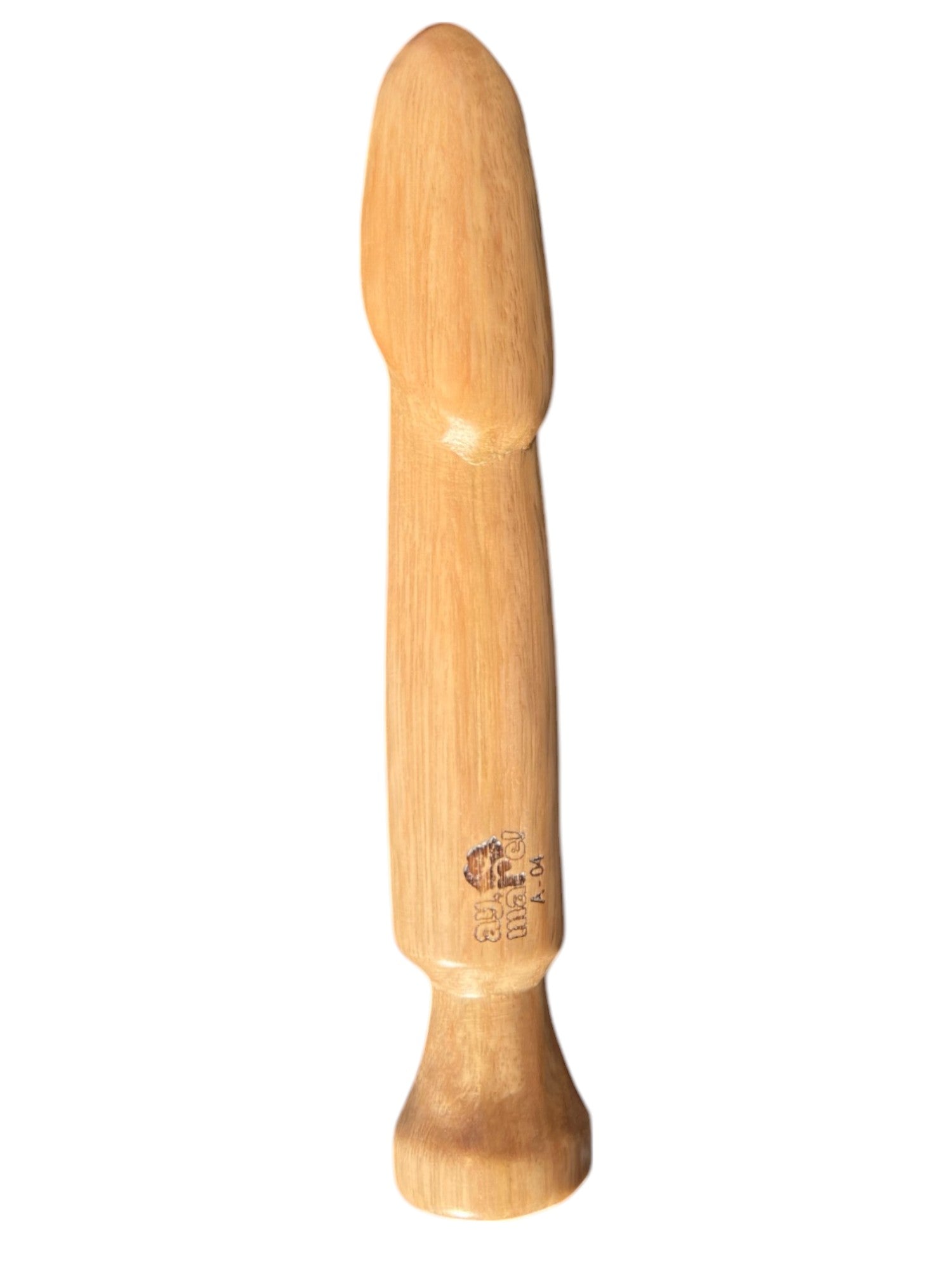 A - 04 Dildo de madera Rapa Nui XL - Grupo Ay, mare!