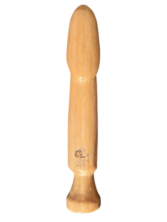 A - 04 Dildo de madera Rapa Nui XL - Grupo Ay, mare!