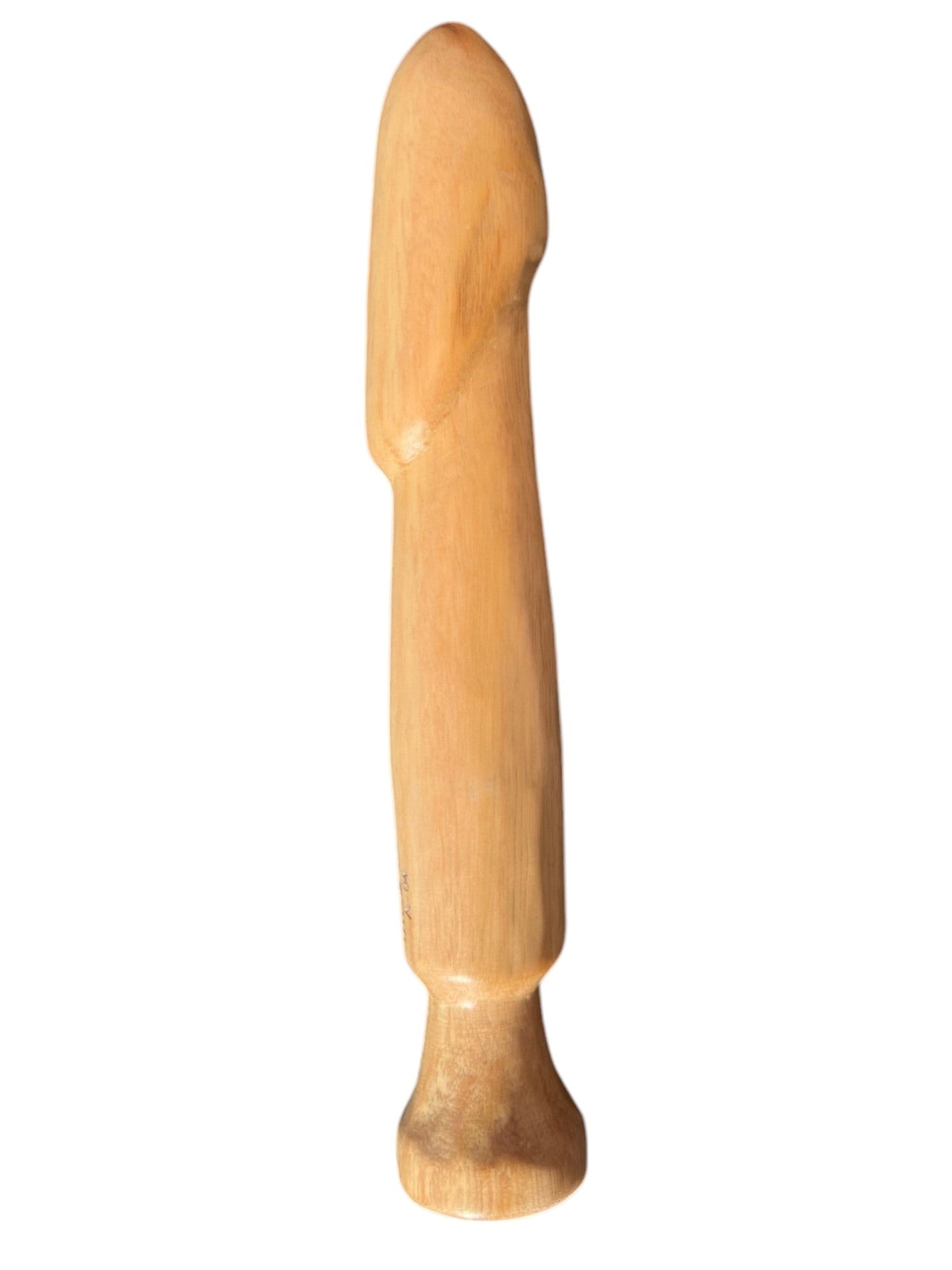 A - 04 Dildo de madera Rapa Nui XL - Grupo Ay, mare!