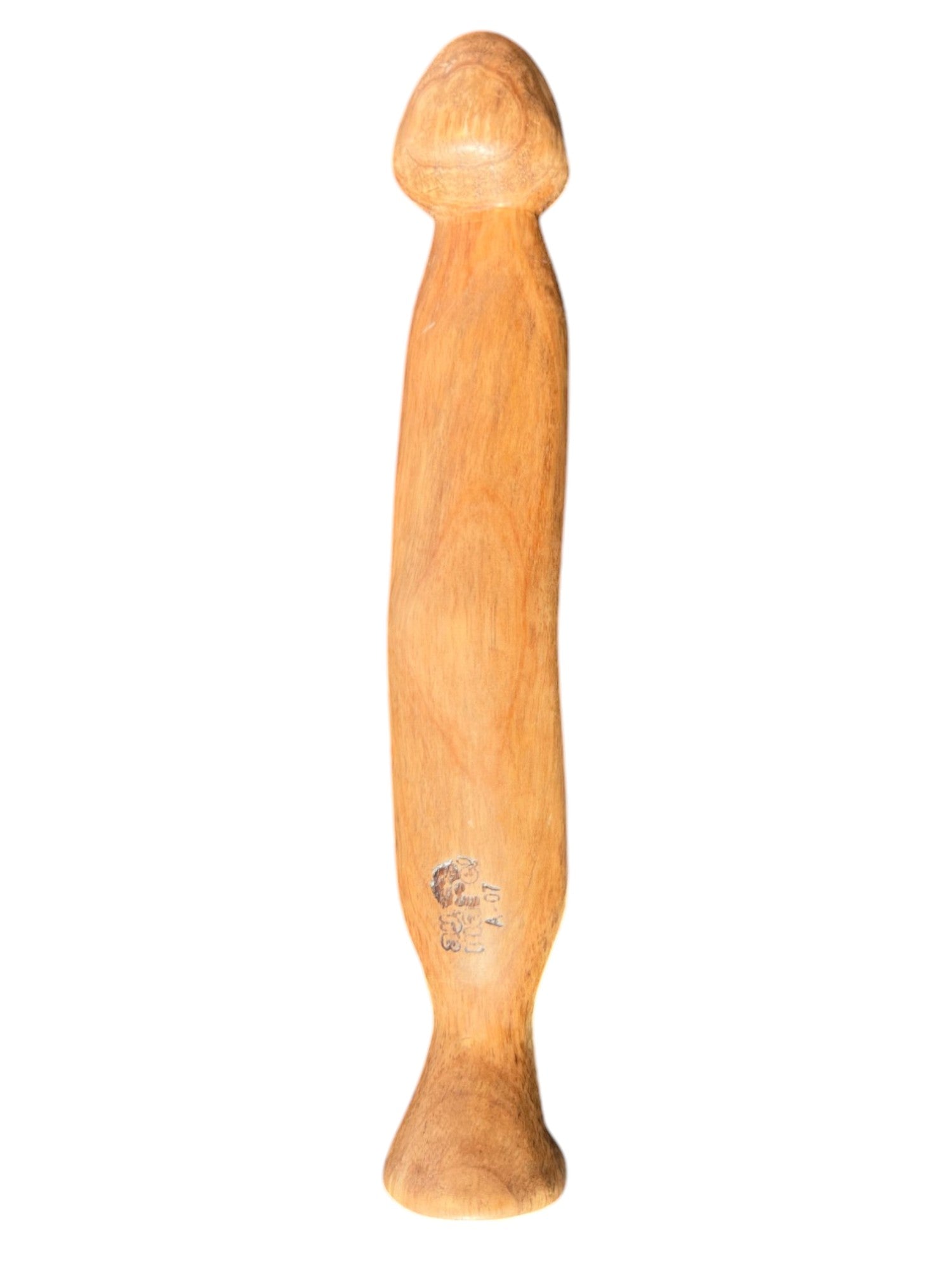 A - 07 Dildo de madera Maui XL Bicolor - Grupo Ay, mare!