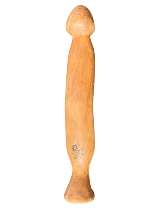 A - 07 Dildo de madera Maui XL Bicolor - Grupo Ay, mare!