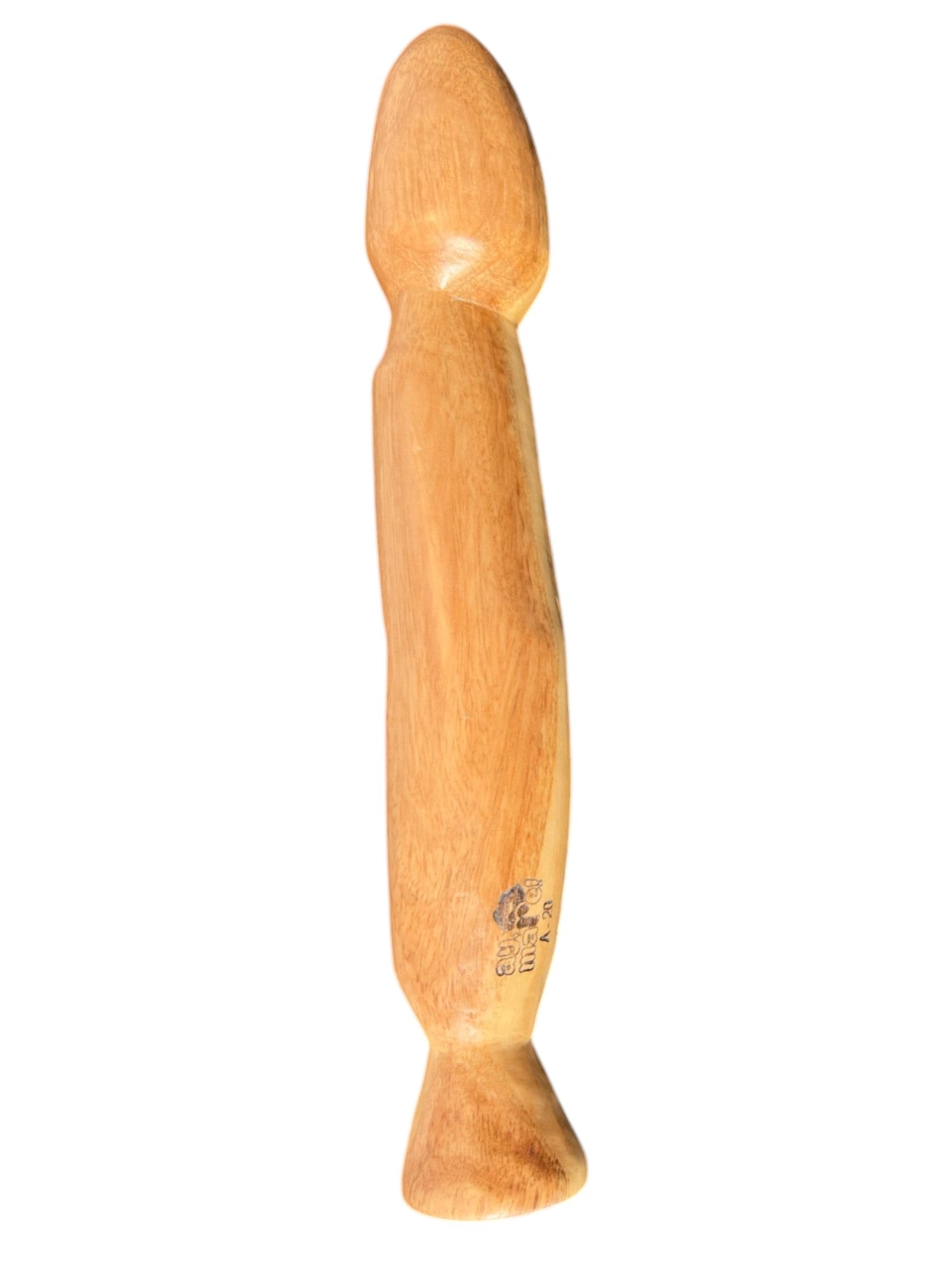 A - 20 Dildo de madera Maui XL Bicolor - Grupo Ay, mare!