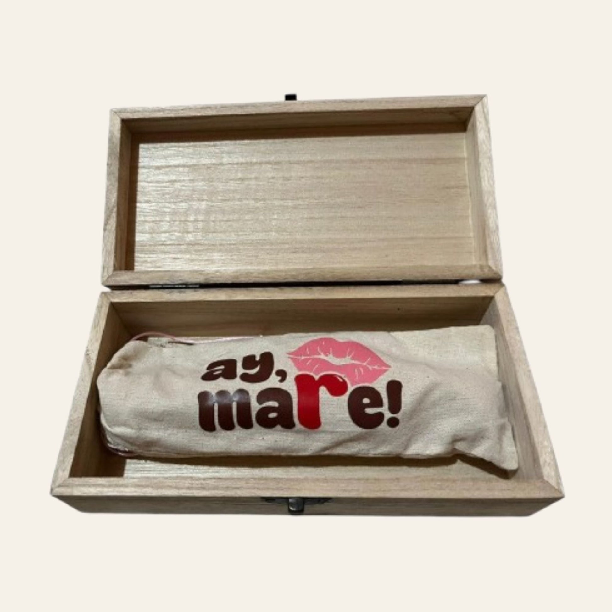 Caja de madera - Grupo Ay, mare!