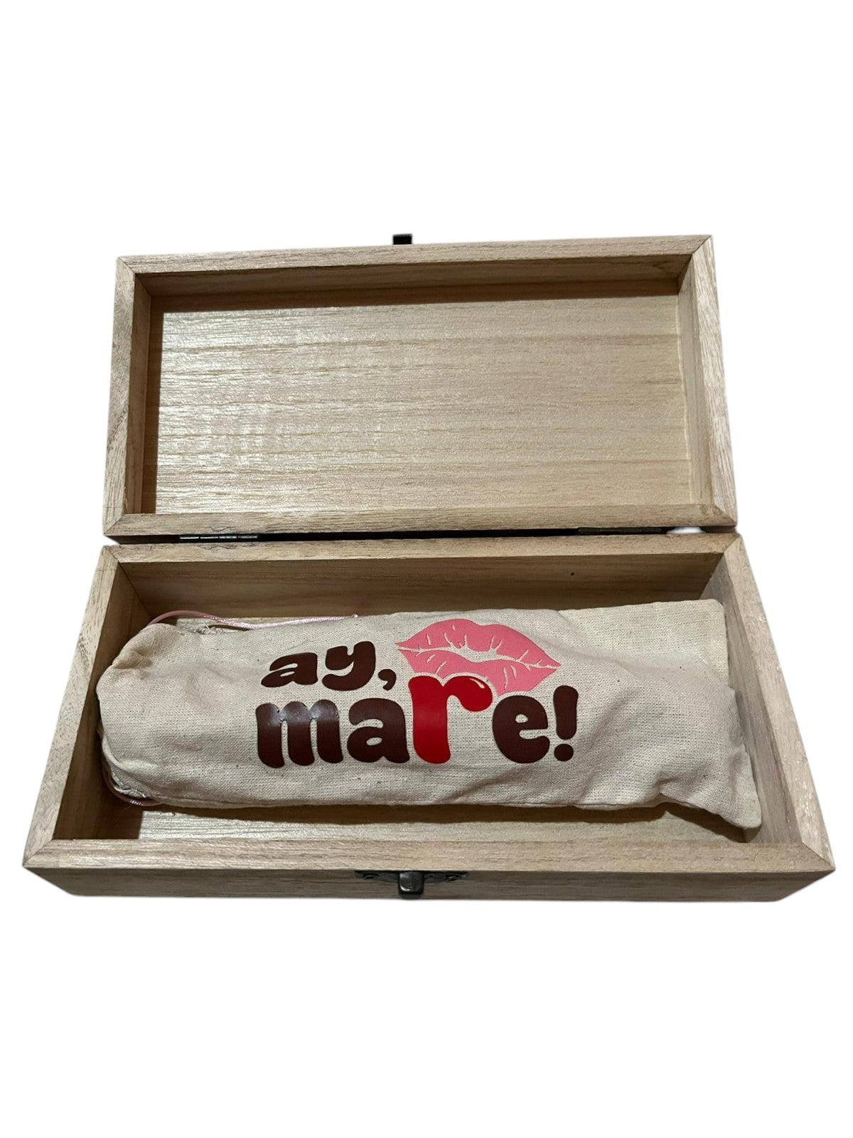 Caja de madera - Grupo Ay, mare!