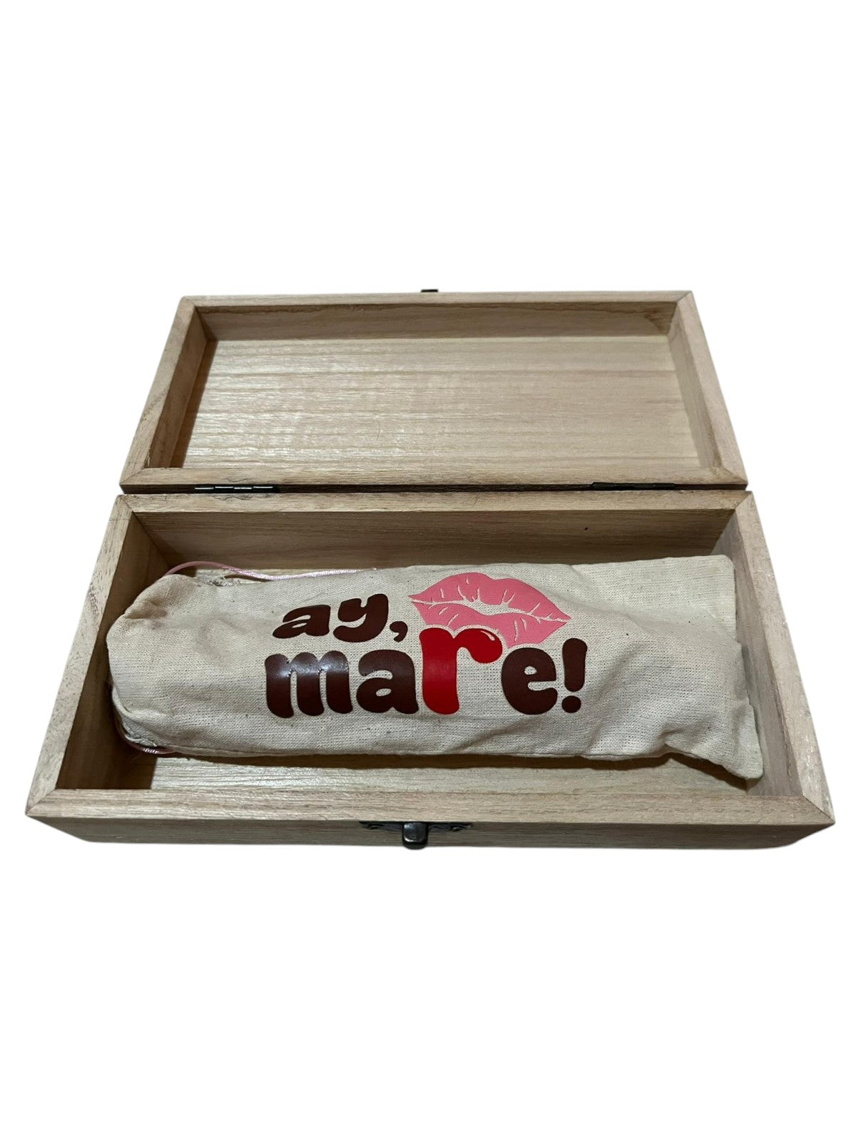 Caja de madera - Grupo Ay, mare!