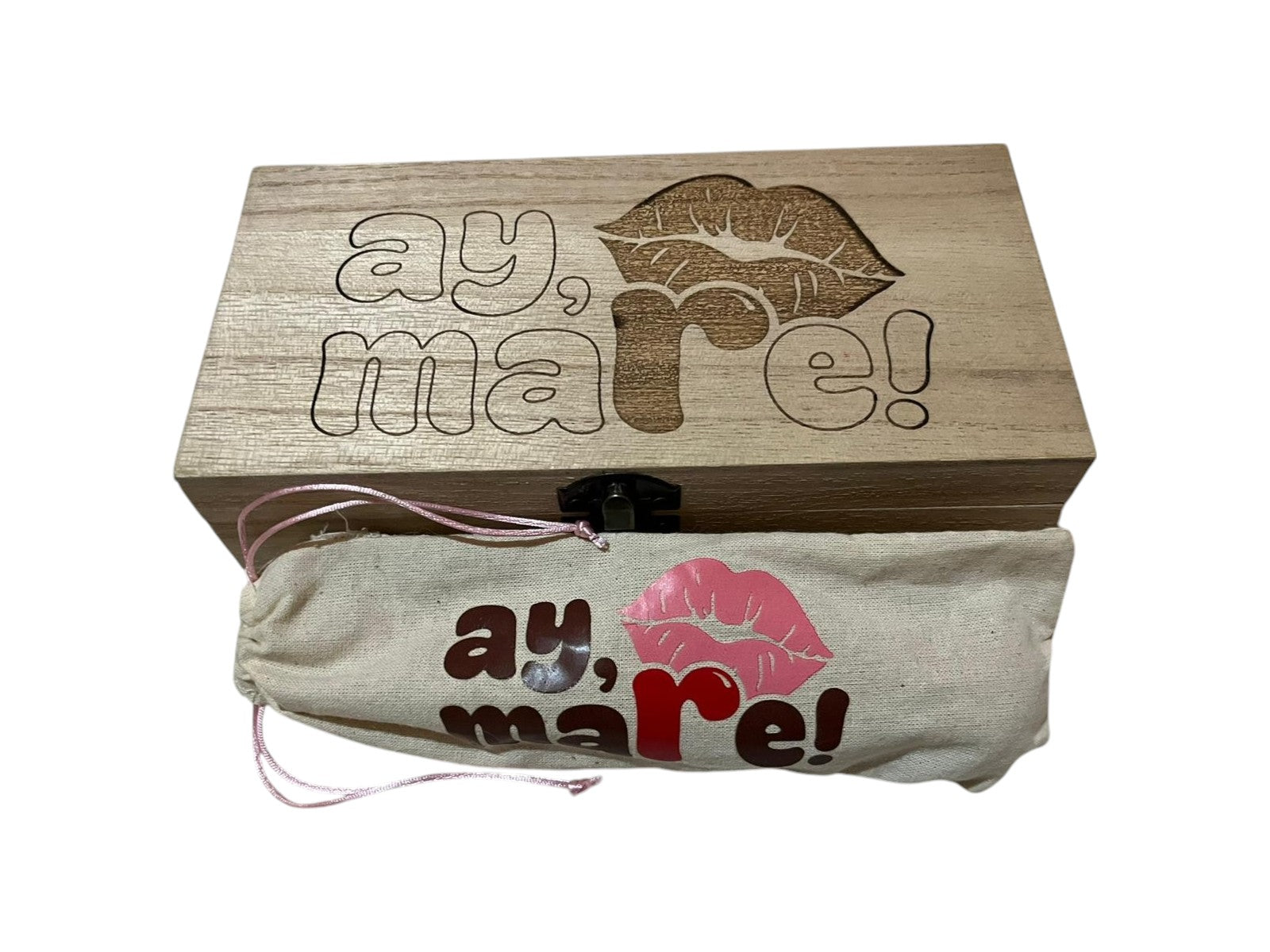 Caja de madera - Grupo Ay, mare!