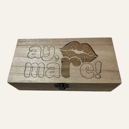 Caja de madera - Grupo Ay, mare!